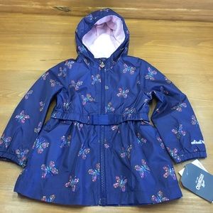 BNWT OshKosh Butterfly Print Lightweight Hooded